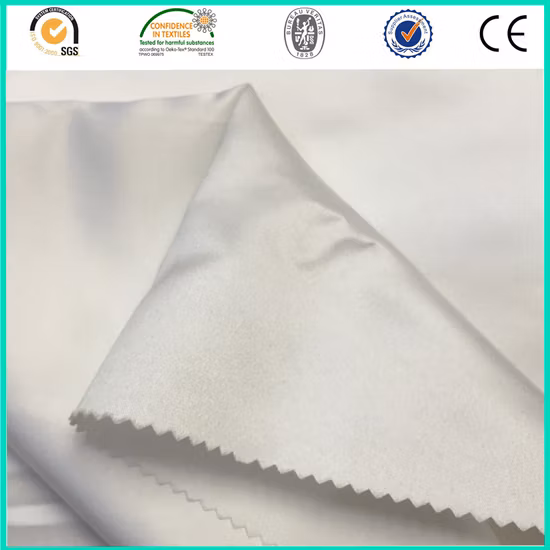 복장을 위한 높은 두꺼운 질 고중량 폴리에스테 둔한 새틴 직물